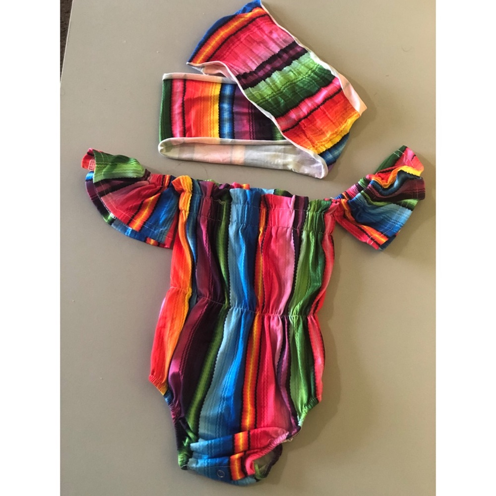 Serape Romper